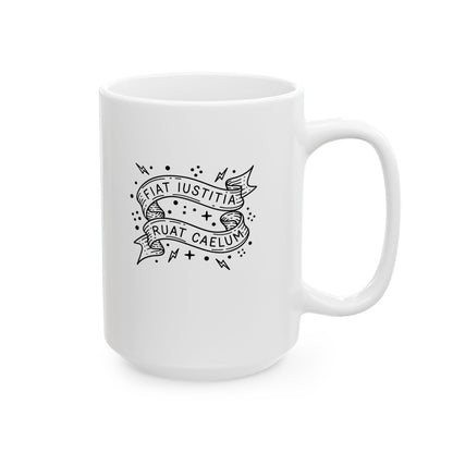 Fiat Iustitia Ceramic Mug, (11oz, 15oz)