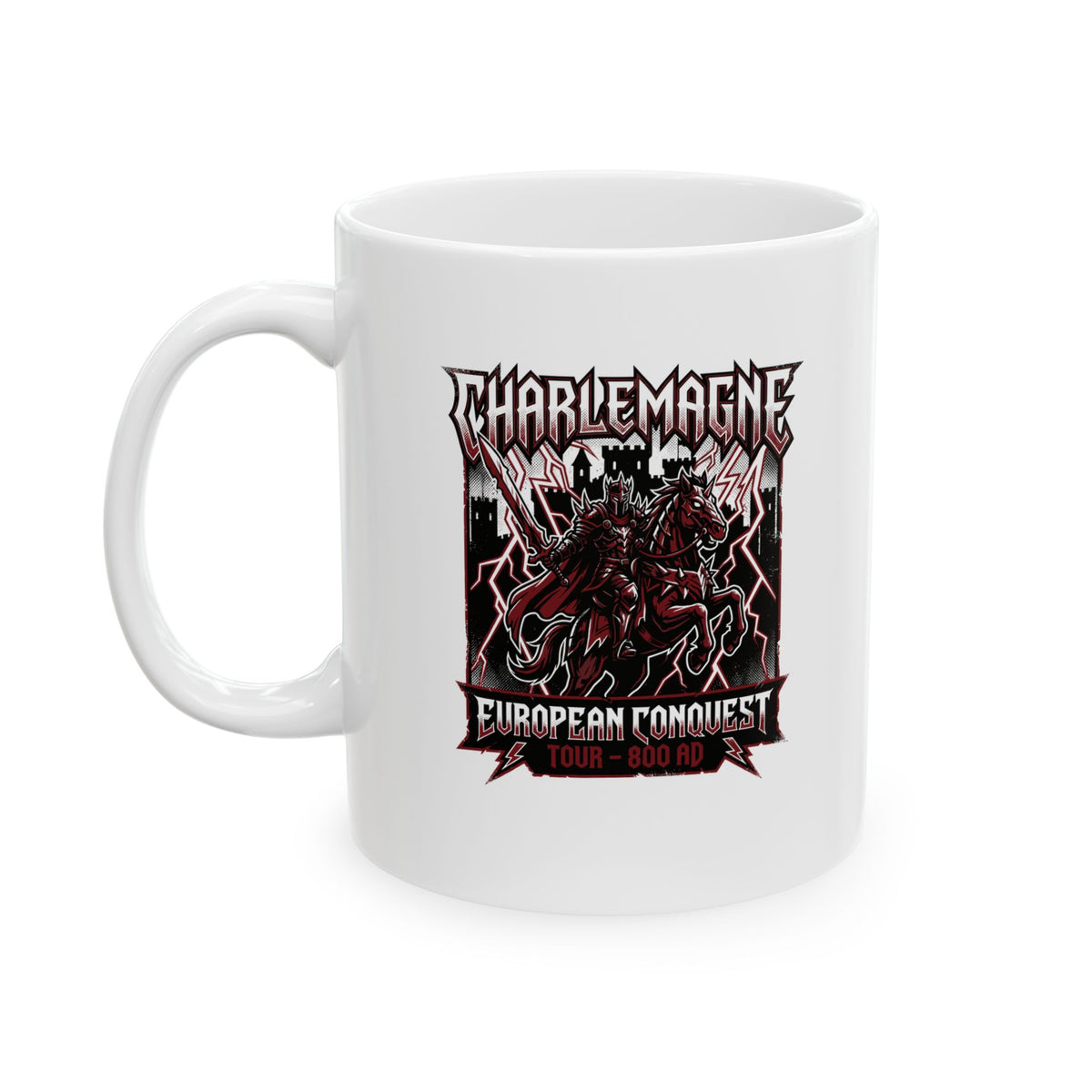 Charlemagne European Conquest Tour Ceramic Mug, (11oz, 15oz)