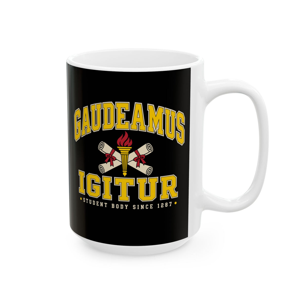 Gaudeamus Igitur Varsity Ceramic Mug, (11oz, 15oz)