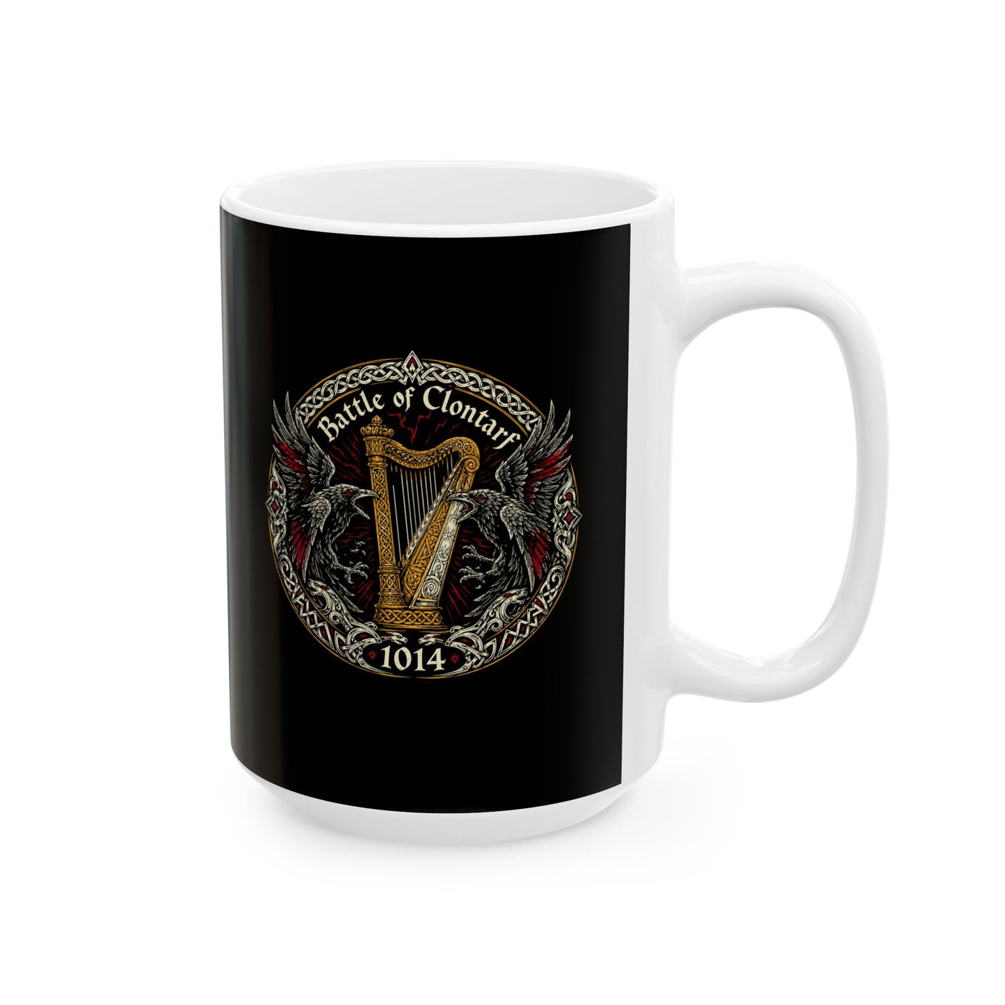 Irish Battle of Clontarf Ceramic Mug, (11oz, 15oz)
