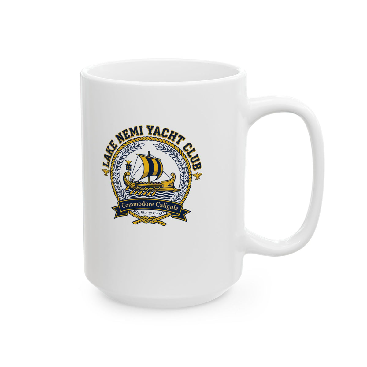 Caligula Pleasure Barge Yacht Club Ceramic Mug, (11oz, 15oz)
