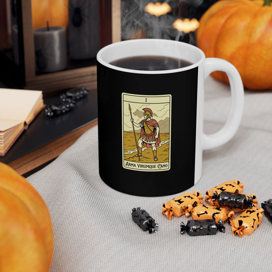 I Sing of Arms and the Man the Aeneid Tarot Ceramic Mug, (11oz, 15oz)
