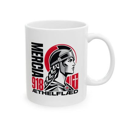 Aethelflaed Queen of Mercia Ceramic Mug, (11oz, 15oz)