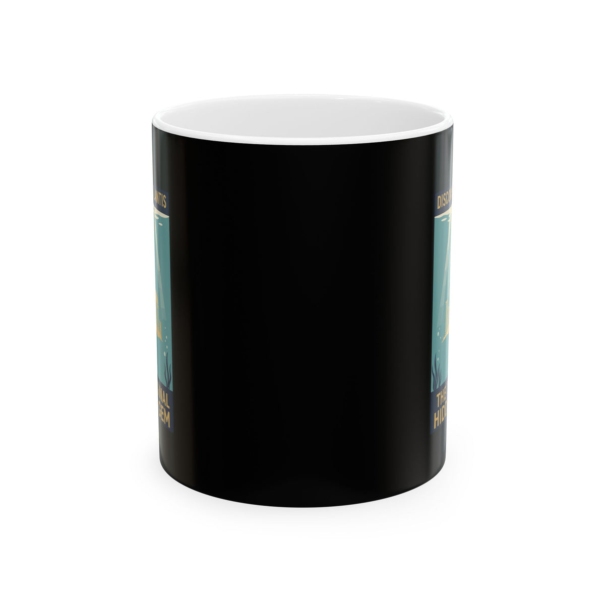 Visit Atlantis Retro Tourism Ceramic Mug, (11oz, 15oz)