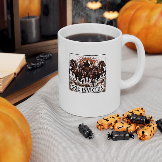 Sol Invictus Ceramic Mug, (11oz, 15oz)