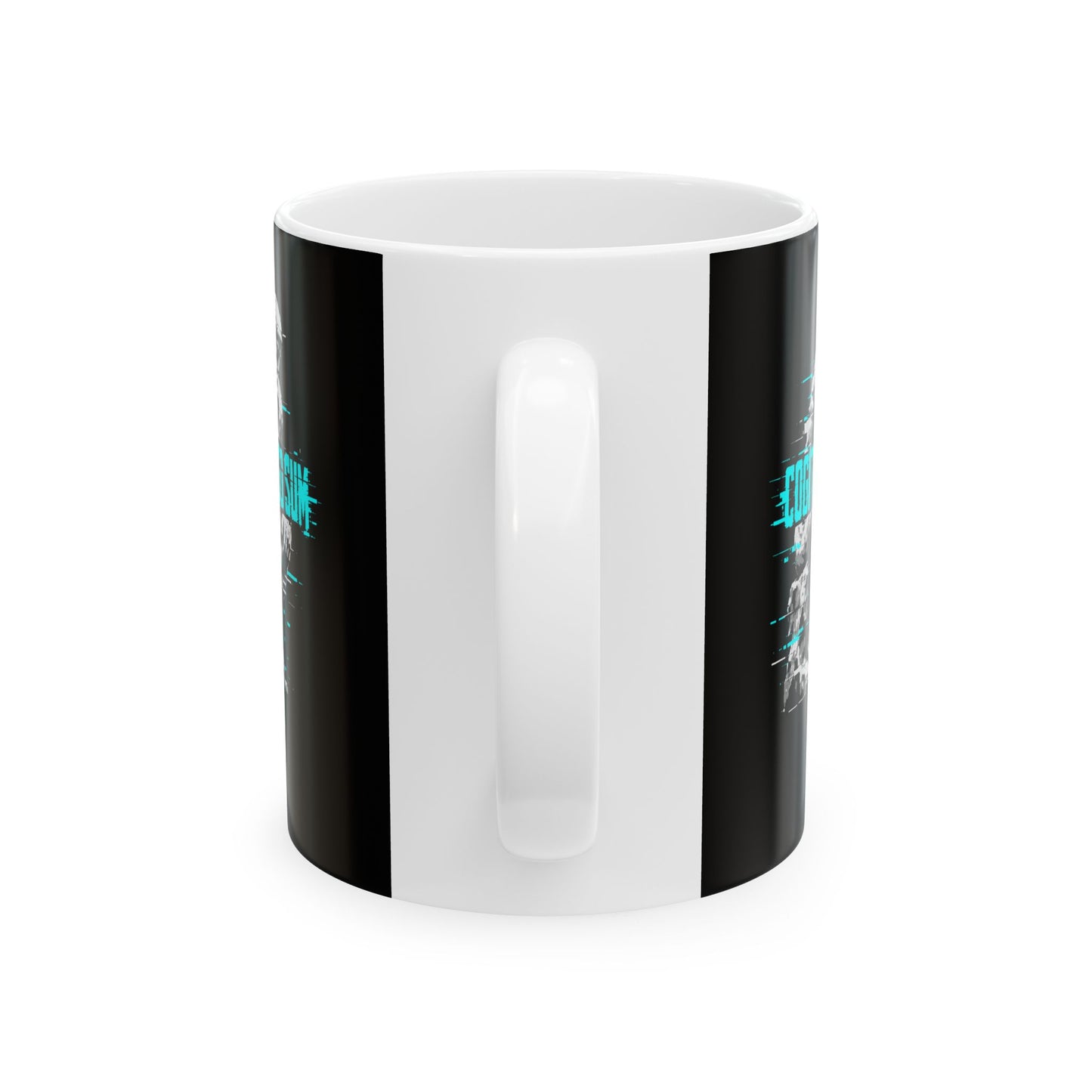 Cogito Ergo Sum Thinker Streetwear Style Ceramic Mug, (11oz, 15oz)