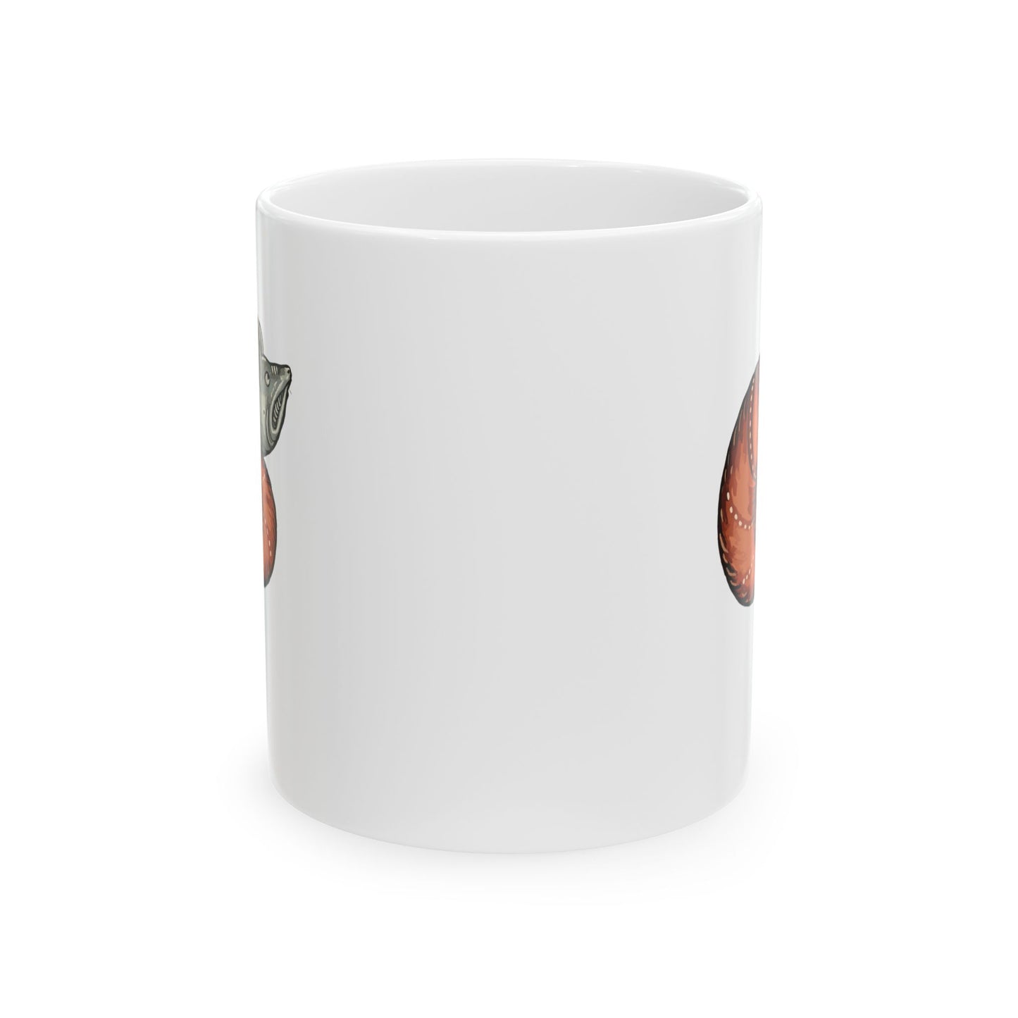 Snail Rat Hybrid Medieval Marginalia Ceramic Mug, (11oz, 15oz)