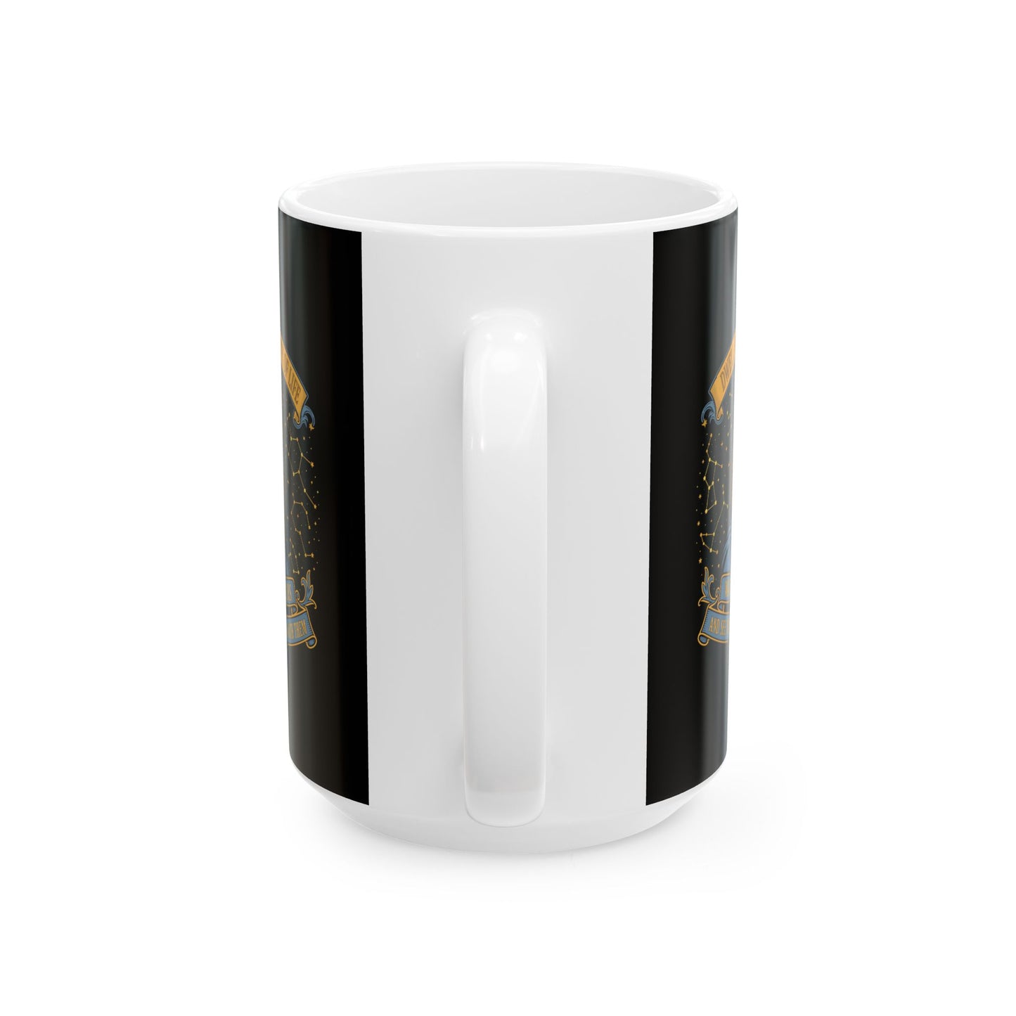 Aurelius Quote Running with the Stars Ceramic Mug, (11oz, 15oz)