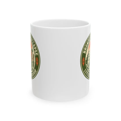 Badge Style Bronze Age Collapse Survivor Ceramic Mug, (11oz, 15oz)