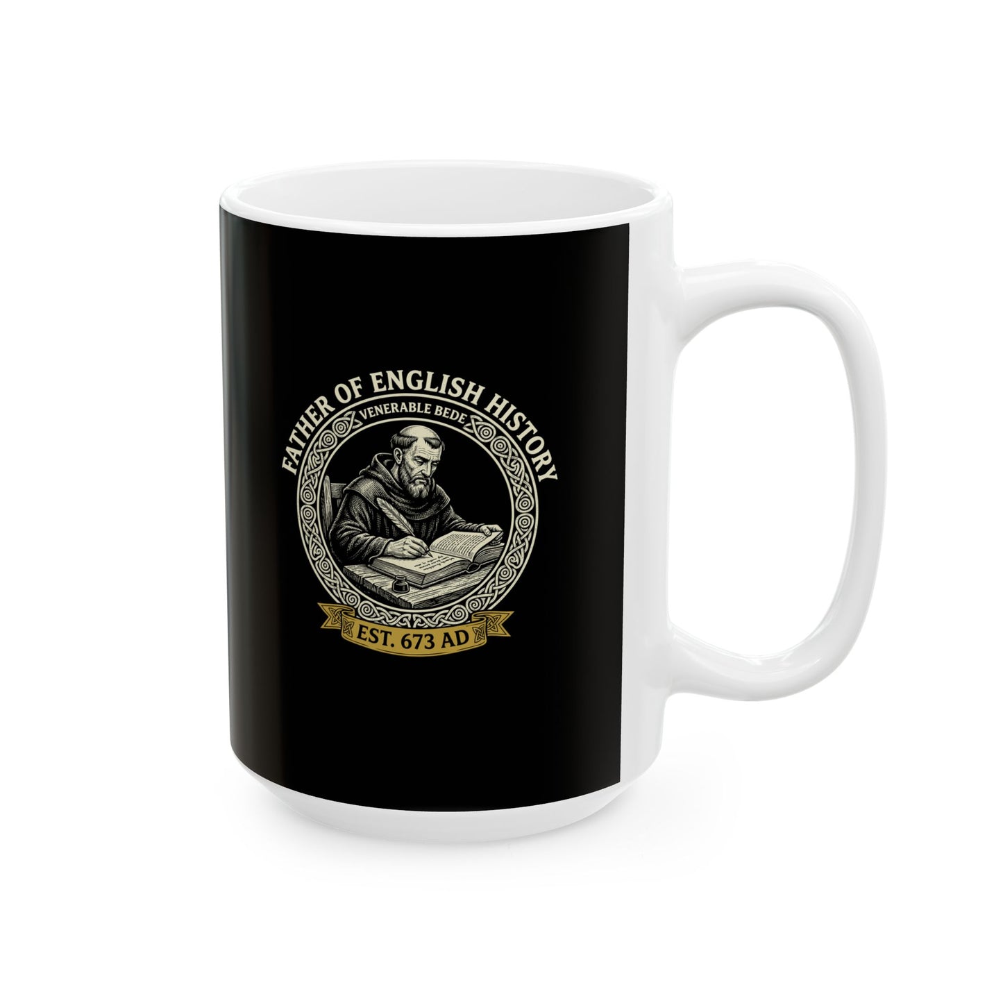 Venerable Bede Father of English History Ceramic Mug, (11oz, 15oz)