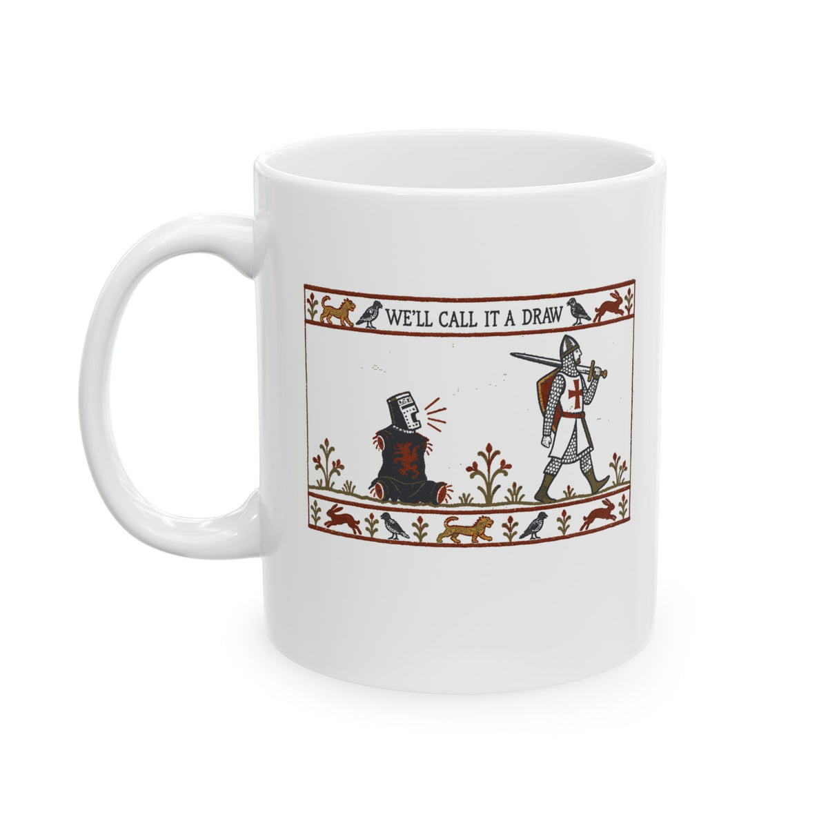 Black Knight Holy Grail Quote Ceramic Mug, (11oz, 15oz)