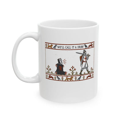 Black Knight Holy Grail Quote Ceramic Mug, (11oz, 15oz)