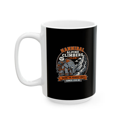 Hannibal Alpine Climbers Club Heaviest Route Ceramic Mug, (11oz, 15oz)
