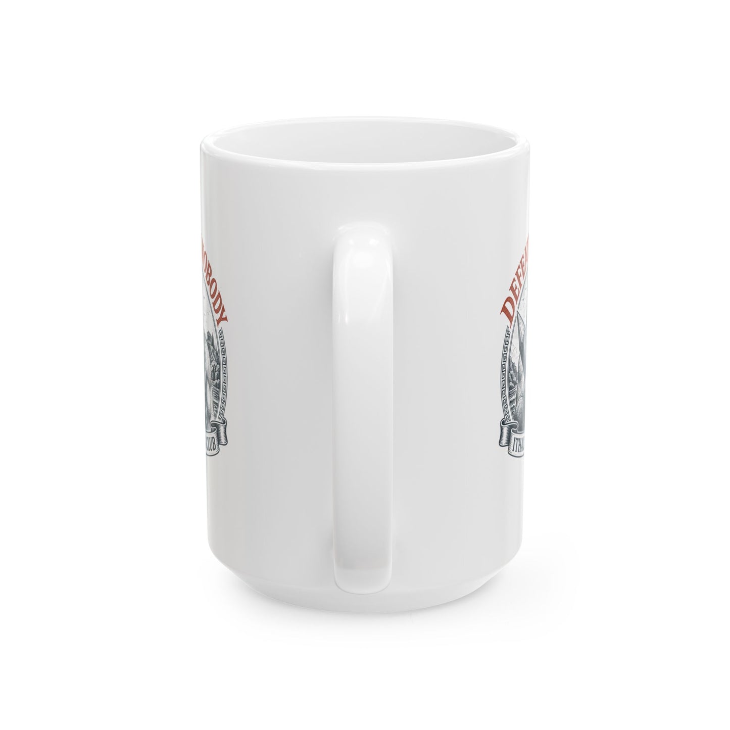Polyphemus Defeated by Nobody Ceramic Mug, (11oz, 15oz)