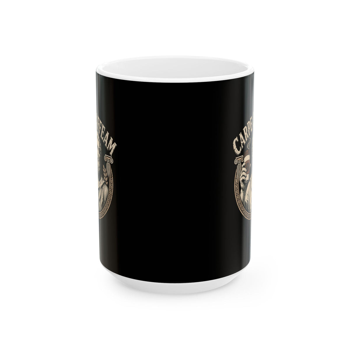 Carpe Caffeam Coffee Ceramic Mug, (11oz, 15oz)