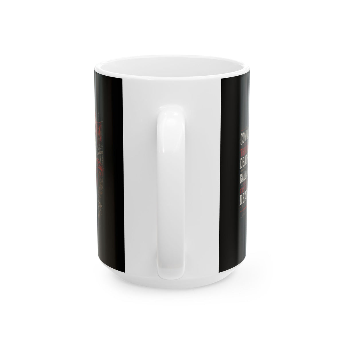 Julius Caesar Coward Quote Ceramic Mug, (11oz, 15oz)