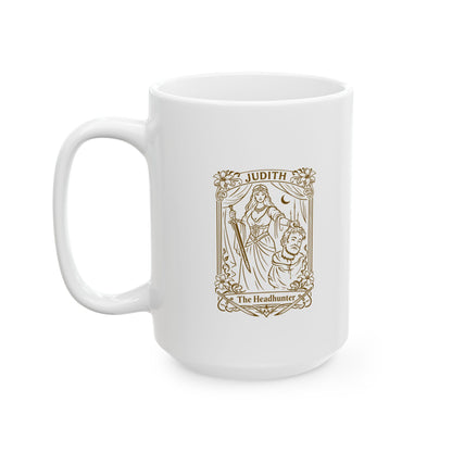 Judith & Holofernes Tarot Style Ceramic Mug, (11oz, 15oz)
