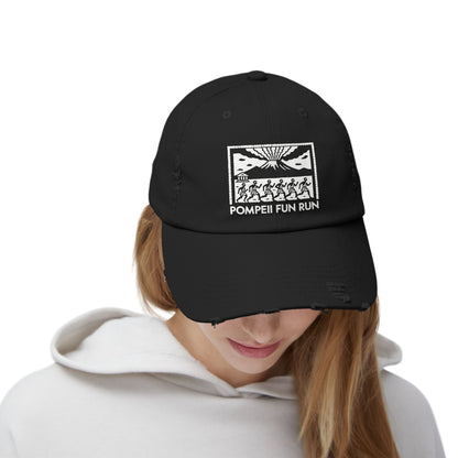 Pompeii Fun Run Mosaic Unisex Distressed Cap