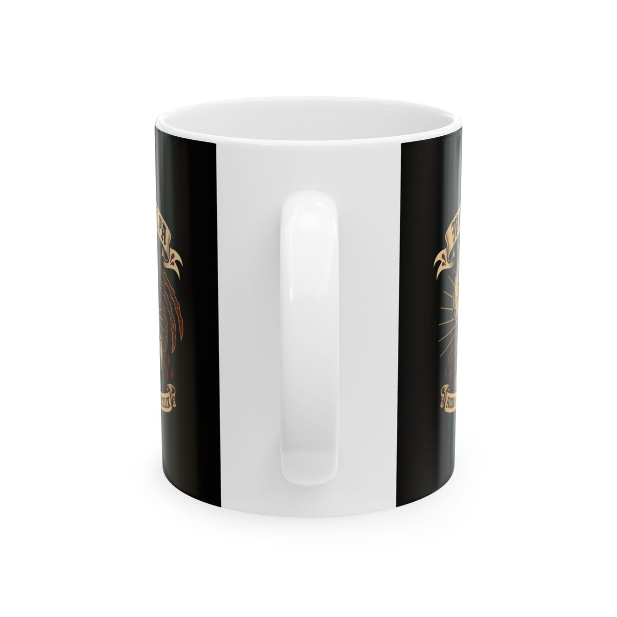 The Flagellant Mea Culpa Black Plague Ceramic Mug, (11oz, 15oz)