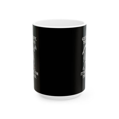 Go to Troy They Said Achilles Ceramic Mug, (11oz, 15oz)