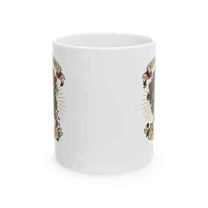 My Body is a Temple of Bacchus Ceramic Mug, (11oz, 15oz)