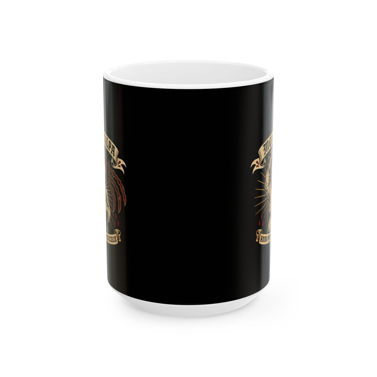 The Flagellant Mea Culpa Black Plague Ceramic Mug, (11oz, 15oz)