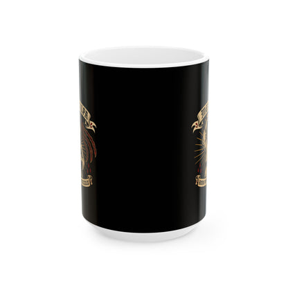 The Flagellant Mea Culpa Black Plague Ceramic Mug, (11oz, 15oz)