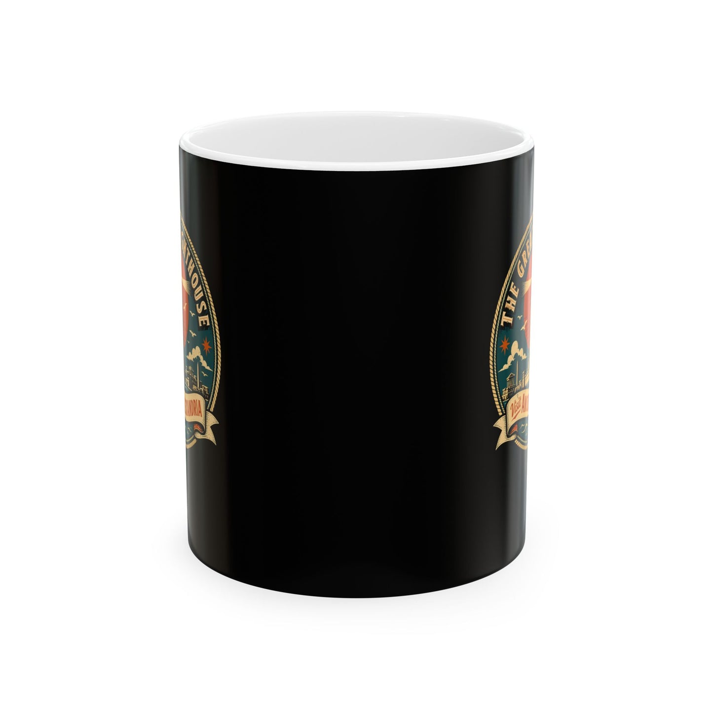 The Great Lighthouse of Alexandria Ceramic Mug, (11oz, 15oz)