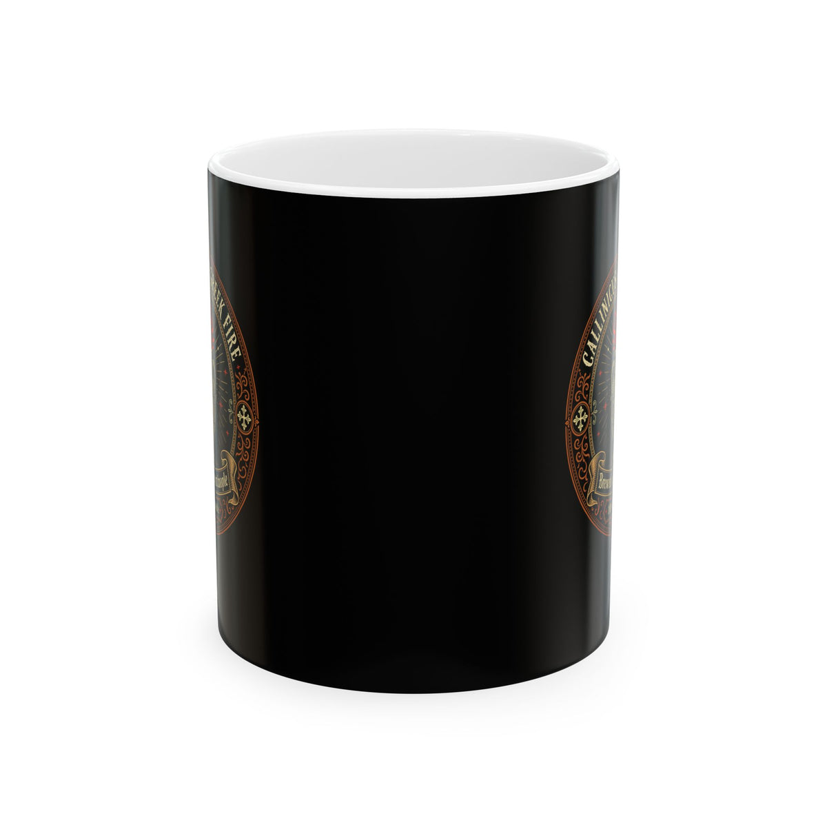 CALLINICUS & CO. GREEK FIRE Ceramic Mug, (11oz, 15oz)
