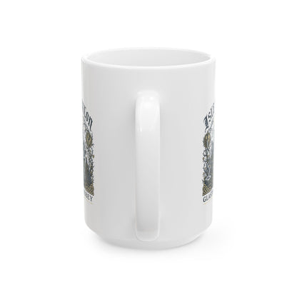 Glastonbury Abbey Isle of Avalon Ceramic Mug, (11oz, 15oz)