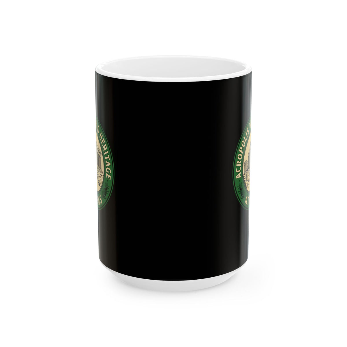 Acropolis Badge Ceramic Mug, (11oz, 15oz)