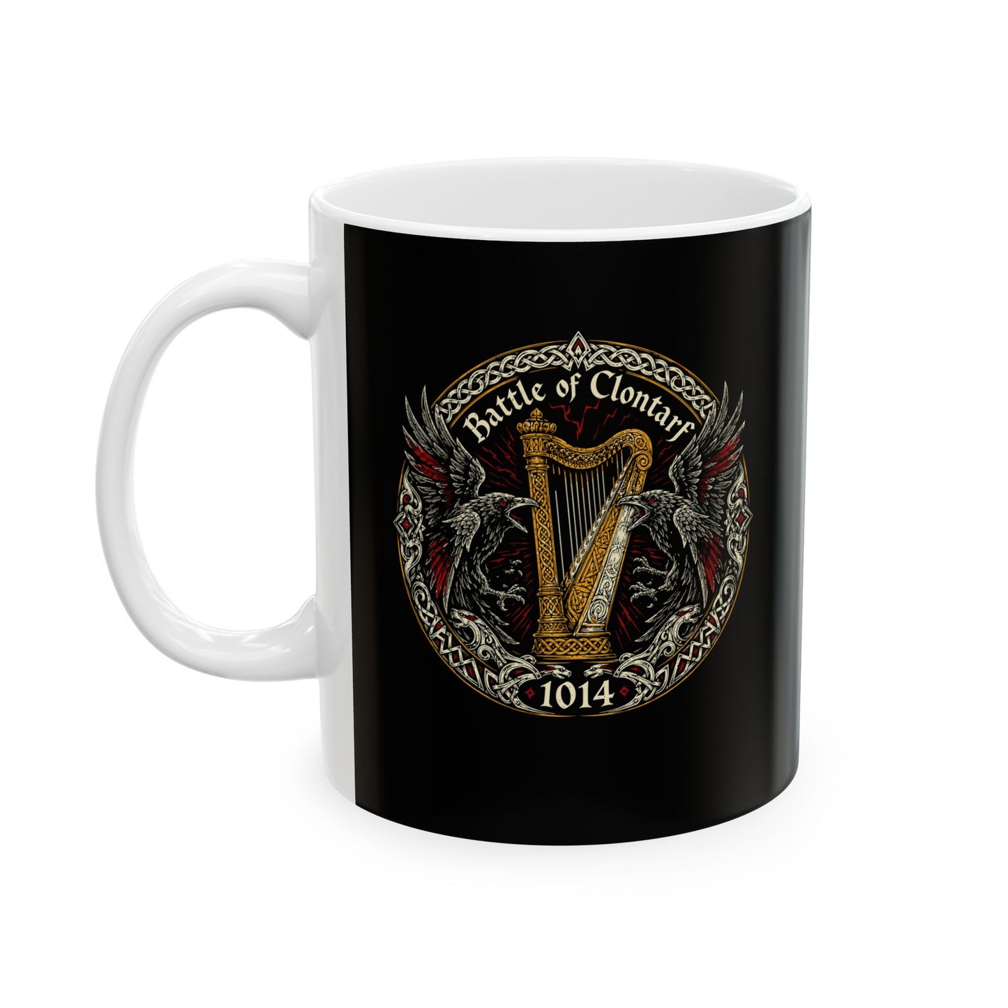 Irish Battle of Clontarf Ceramic Mug, (11oz, 15oz)