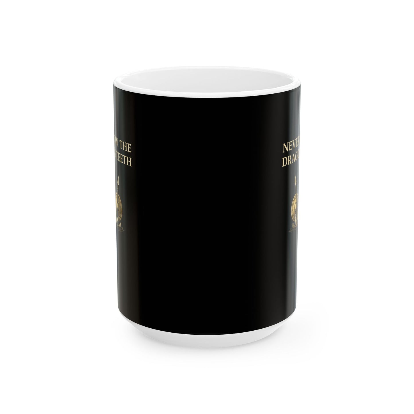 Cadma Never Sow Dragon Teeth Ceramic Mug, (11oz, 15oz)