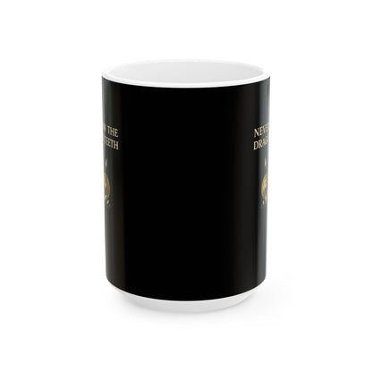 Cadma Never Sow Dragon Teeth Ceramic Mug, (11oz, 15oz)