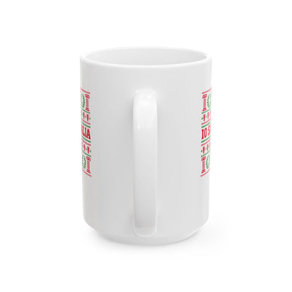 Io Saturnalia Ugly Sweater Ceramic Mug, (11oz, 15oz)