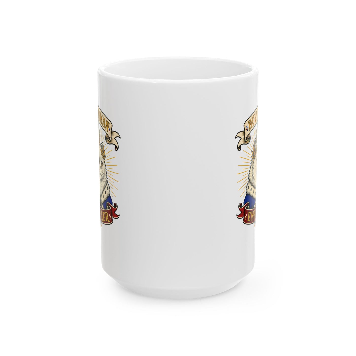 Holy Roman Empurrer Cat Ceramic Mug, (11oz, 15oz)