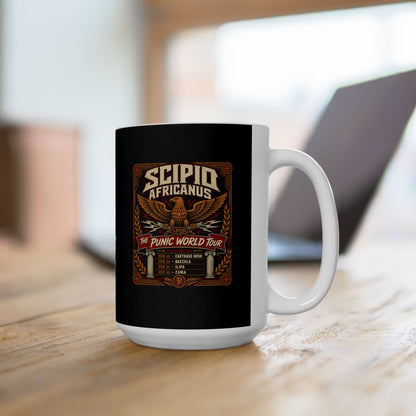 Scipio Africanus Punic World Tour Ceramic Mug, (11oz, 15oz)