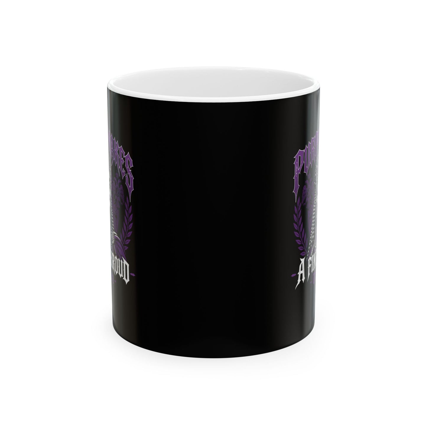 Empress Theodora Purple Shroud Quote Ceramic Mug, (11oz, 15oz)