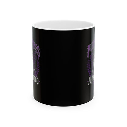 Empress Theodora Purple Shroud Quote Ceramic Mug, (11oz, 15oz)