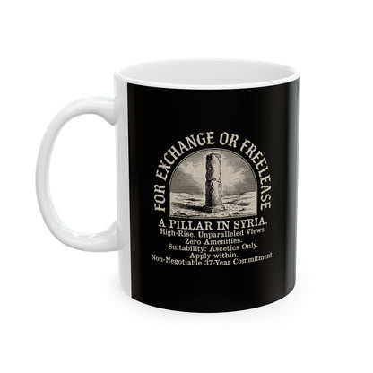 Saint Simeon Stylites Real Estate Listing Ceramic Mug, (11oz, 15oz)