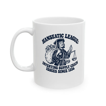 Hanseatic League Supply Chain Issues Ceramic Mug, (11oz, 15oz)
