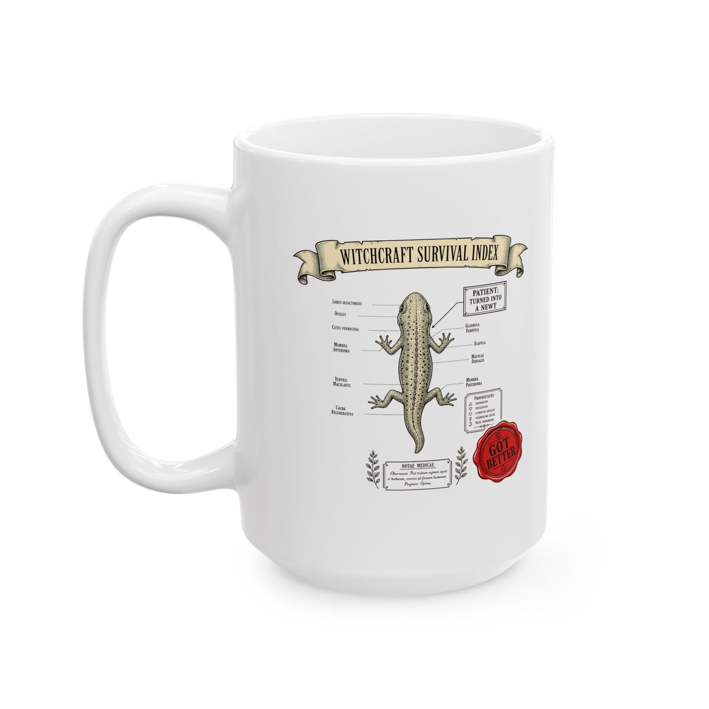 Turned into a Newt but Got Better Ceramic Mug, (11oz, 15oz)