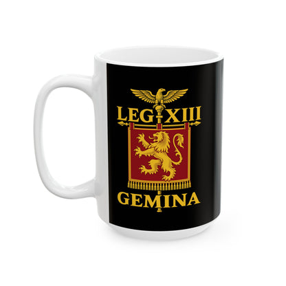 Legio XIII Gemina Vexillum Ceramic Mug, (11oz, 15oz)