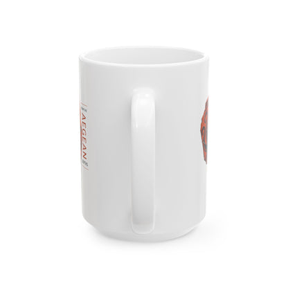 Minoan Octopus Pottery Sherd Ceramic Mug, (11oz, 15oz)