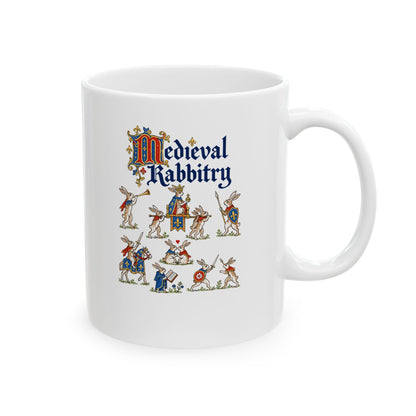 Medieval Rabbitry Ceramic Mug, (11oz, 15oz)