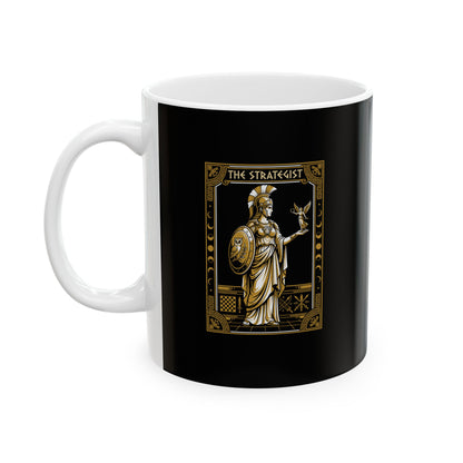 Athena Strategist Tarot Ceramic Mug, (11oz, 15oz)