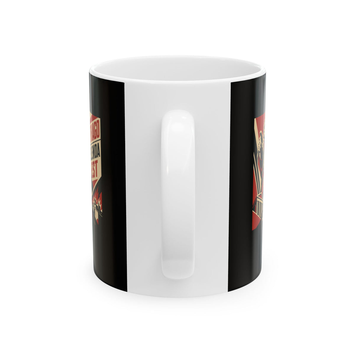Carthago Delenda Est Propaganda Style Ceramic Mug, (11oz, 15oz)