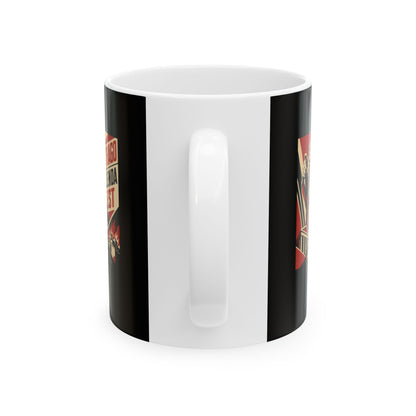 Carthago Delenda Est Propaganda Style Ceramic Mug, (11oz, 15oz)