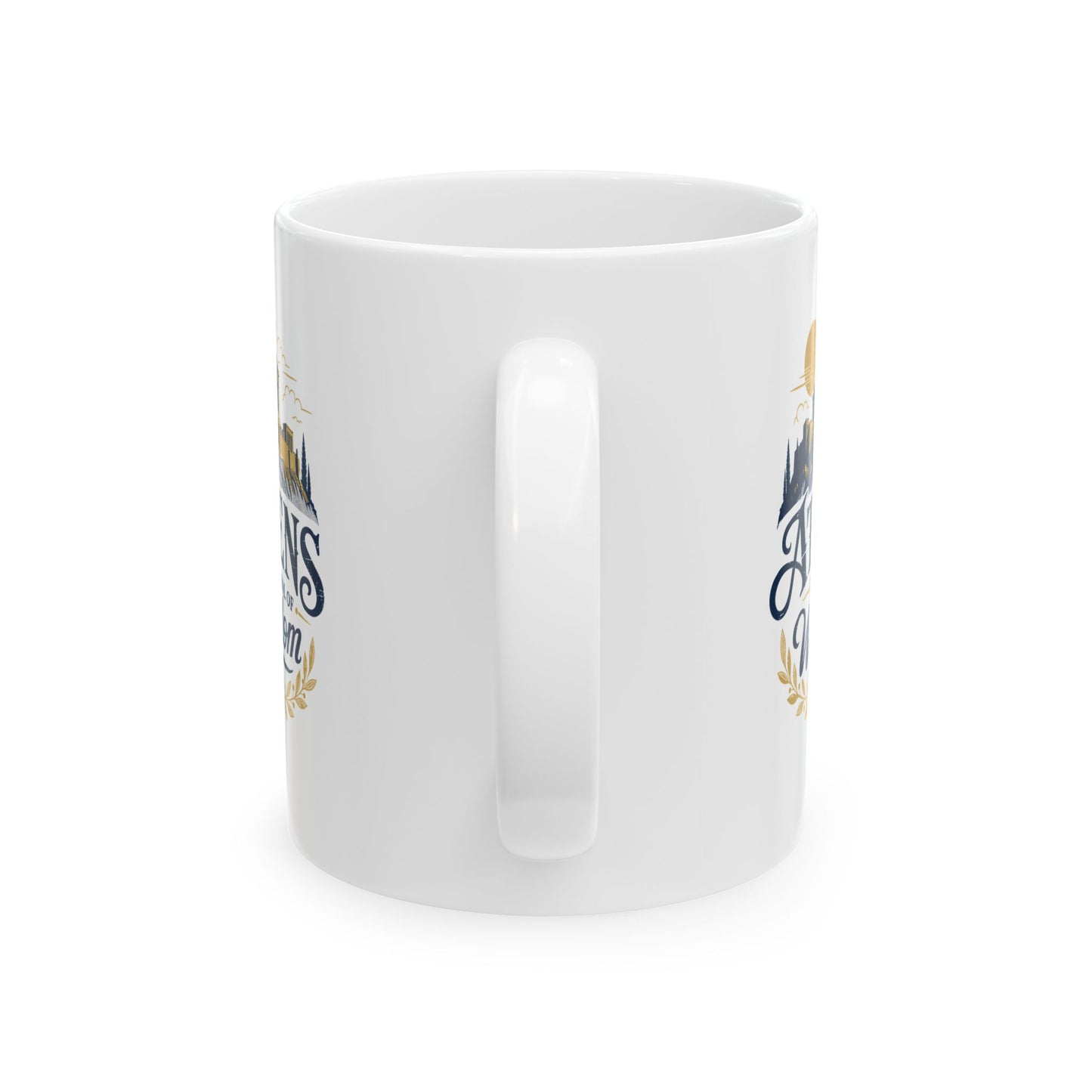 Athens School of Wisdom Ceramic Mug, (11oz, 15oz)