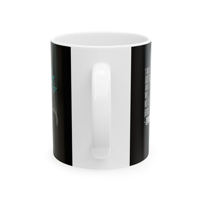Line Art Queen Zenobia of Palmyra Ceramic Mug, (11oz, 15oz)